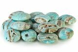 1.7" Polished Blue Caribbean Calcite Pocket Stone - Photo 4